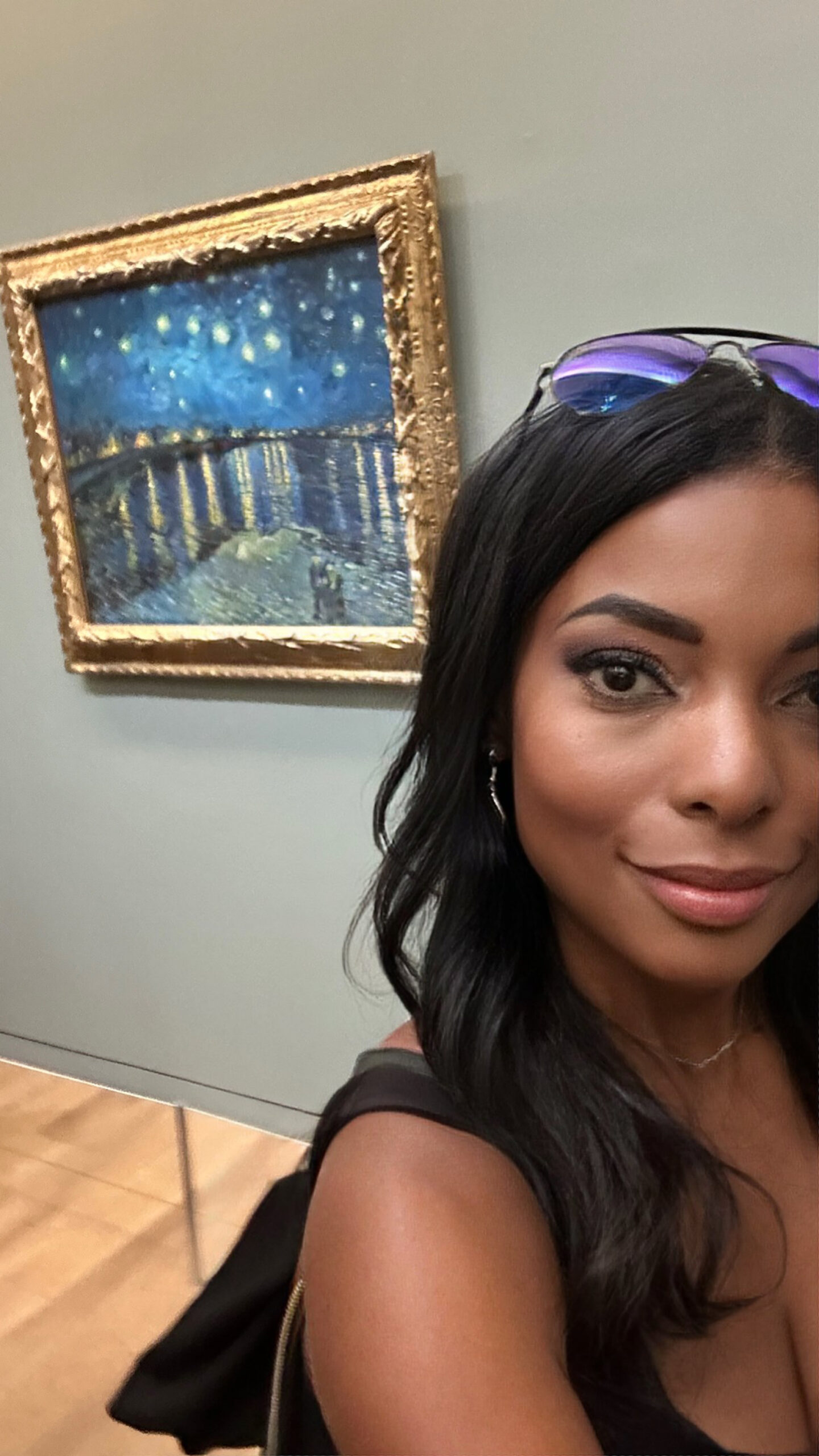 Ashlie at a Museum in Paris